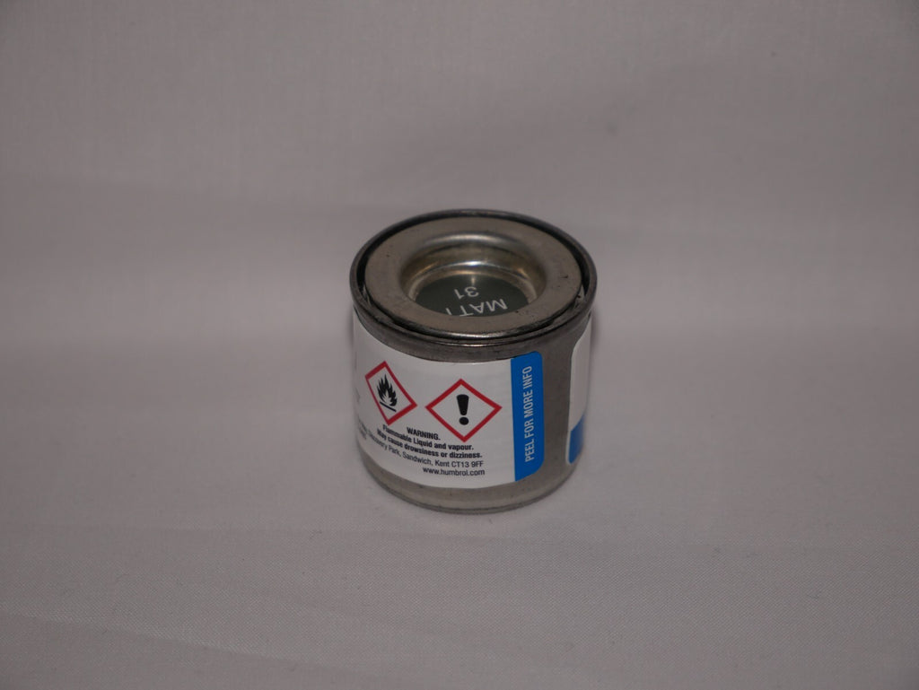 Humbrol Scale Modelling Enamel Paints Matt Slate Grey No 31 (14ml) Tub - AA0343
