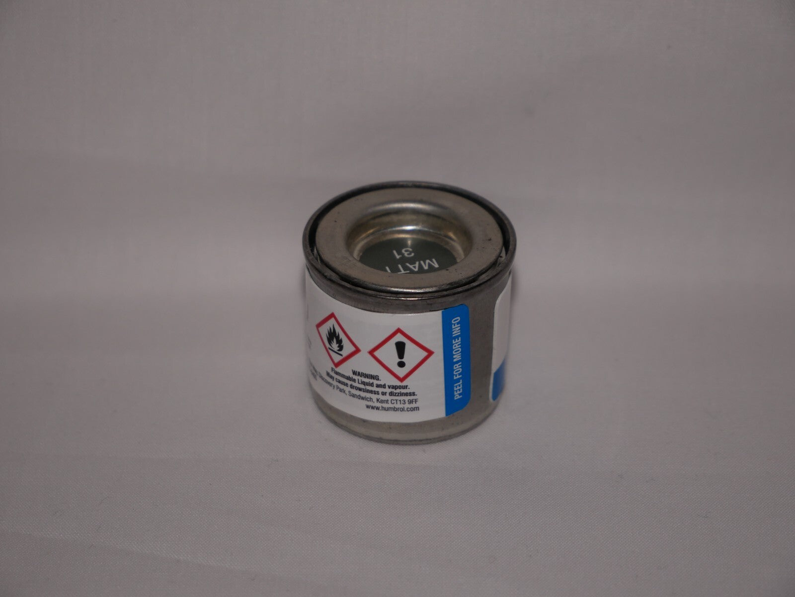 Humbrol Scale Modelling Enamel Paints Matt Slate Grey No 31 (14ml) Tub - AA0343