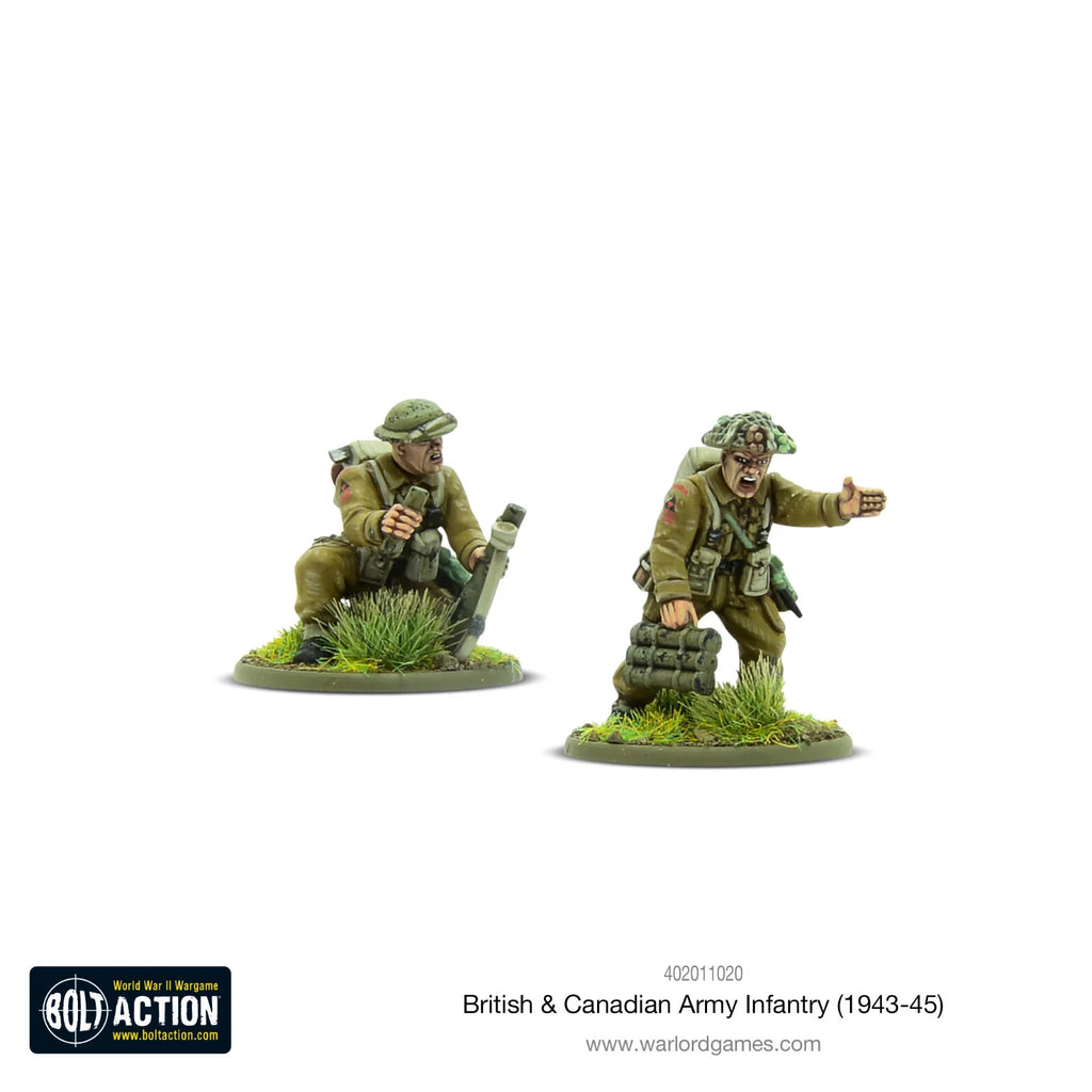 Warlord Games Bolt Action 1:56 WWII British & Canadian Army Infantry - 402011020