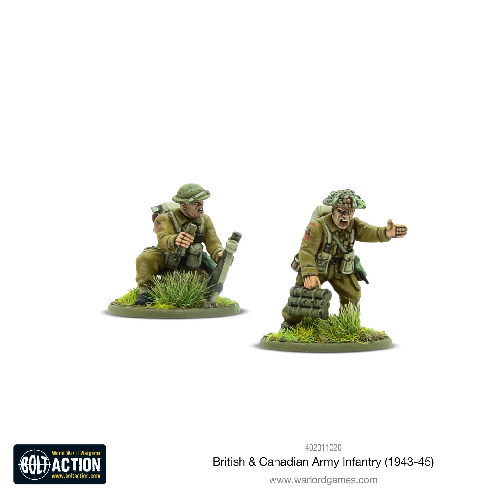 Warlord Games Bolt Action 1:56 WWII British & Canadian Army Infantry - 402011020