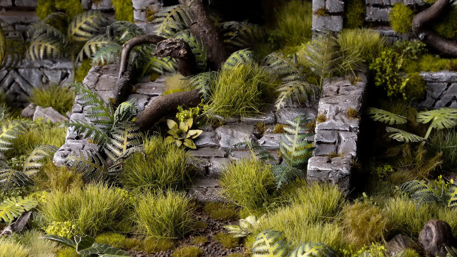 Gamers Grass Wild Jungle XL 12mm Tufts For Wargaming Bases (36) Per Pack - GG12-JU