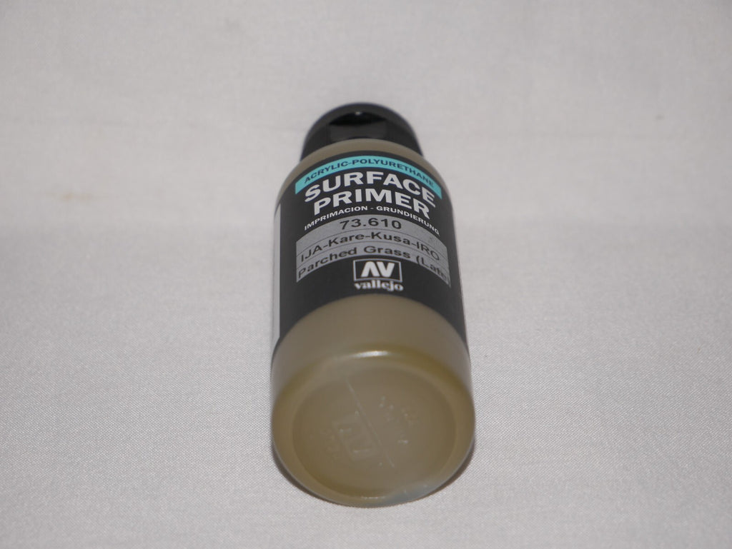 Vallejo Polyurethane Surface Primer Parched Grass (Late) 60ml Bottle - 73.610