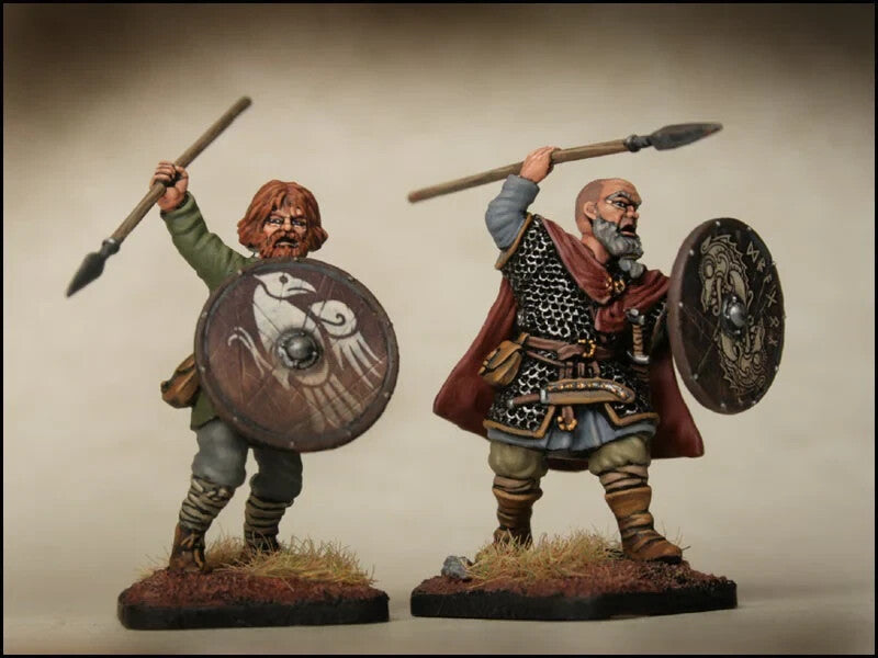 Victrix Warriors Of The Dark Ages 28mm Scale Hard Plastic Vikings Models VXDA001