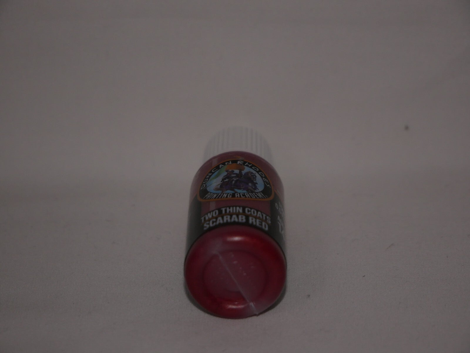 Duncan Rhodes Painting Academy Two Thin Coats Range Scarb Red 15ml Bottle 10163