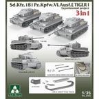 Takom 1:35 Scale WWII German Army Tiger I Heavy Tank Experimental Project - 2192