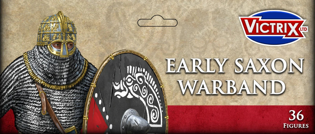 Victrix 1:56 (28mm) Scale Hard Plastic Early Saxon Warriors Warband - VXWB002