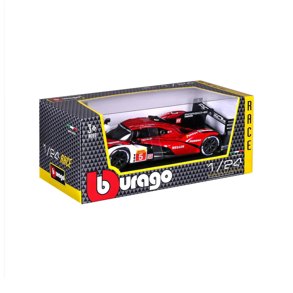 Burago 1:24 Scale Porsche 963 (No.5) Penske Motorsport WEC Hypercar - #18-28022