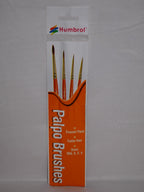 Humbrol Palpo Sable Hair Brush Pack Sizes 000, 0, 2, 4 For Model Painting - AG4250
