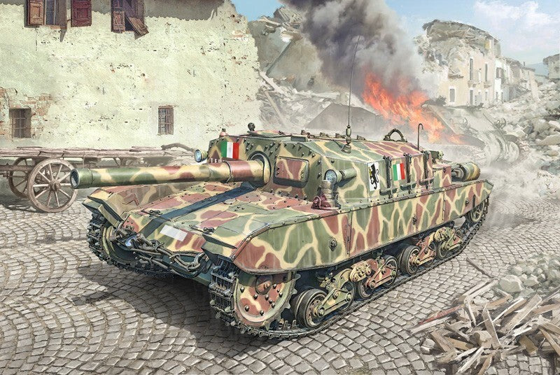 Italeri 1:35 Scale Semovente M43 da 105/25 Bassotto Model Skill Level 4 - 6751
