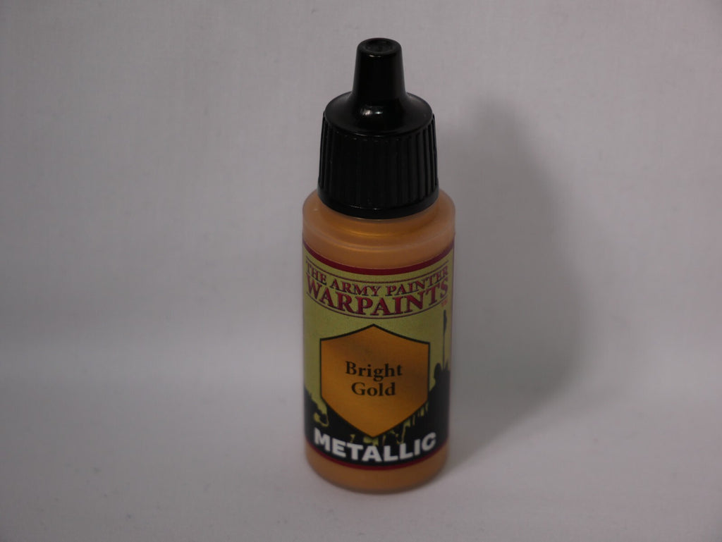 The Army Painter Warpaints Metallics Bright Gold (18ml) Dropper Bottle - WP1144