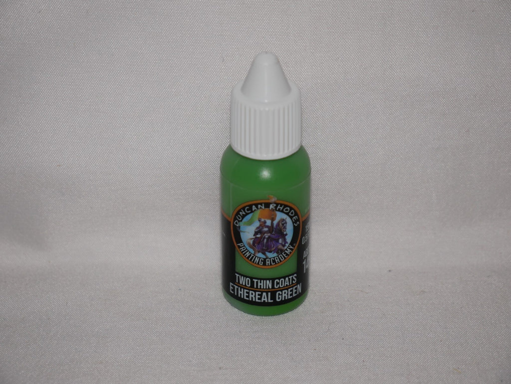 Duncan Rhodes Painting Academy 'Two Thin Coats' Ethereal Green 15ml Bottle 10015