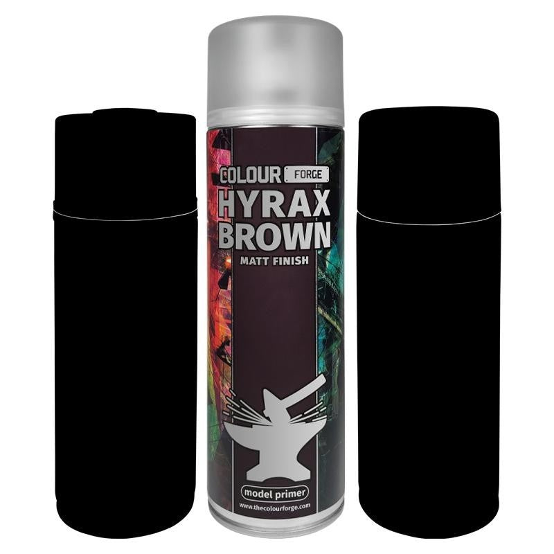 The Colour Forge Hyrax Brown Matt Finish Model Primer 500ml Aerosol Spray Can