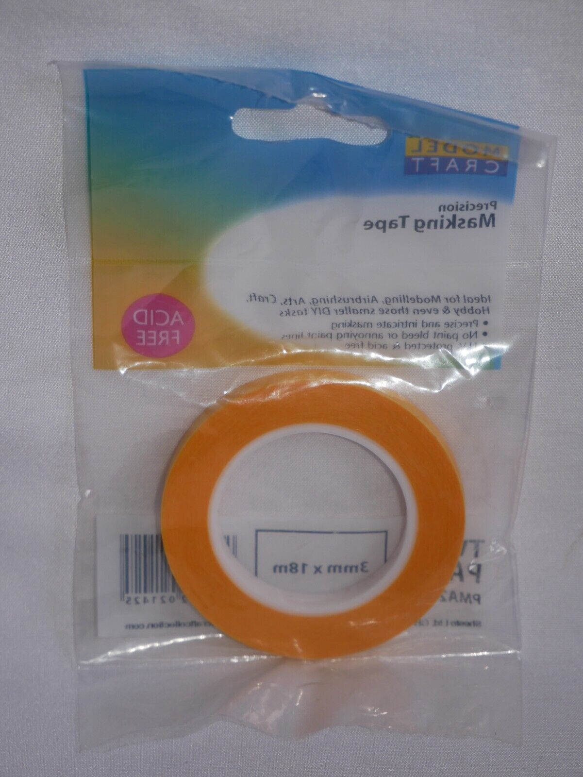 The Model Craft Collection Twin Pack Precision Masking Tape (3mm x 18m) PMA2003