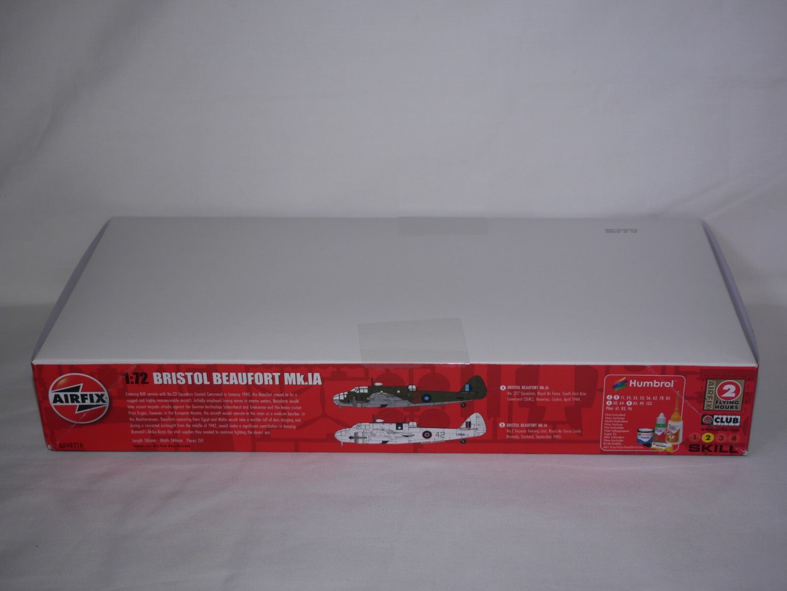 Airfix 1:72 Scale Bristol Beaufort Mk.IA Model Plane Kit Skill Level 2 - A04021A