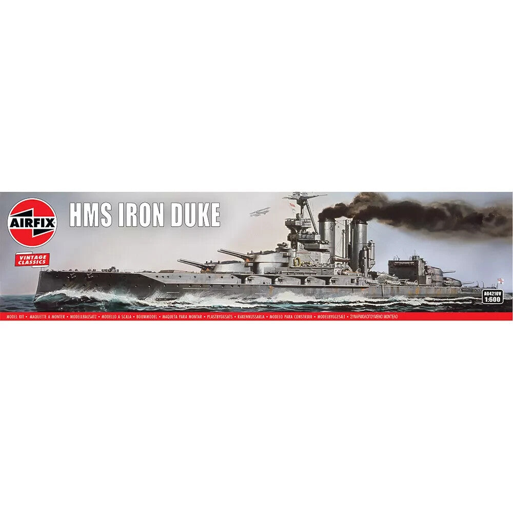 Airfix Vintage Classics Range 1:600 Scale HMS Iron Duke Skill Level 2 - A04210V