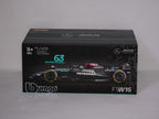 Burago 1:43 Scale Mercedes-AMG Petronas F1 2024 W15 No.63 Russell - #18-38209R