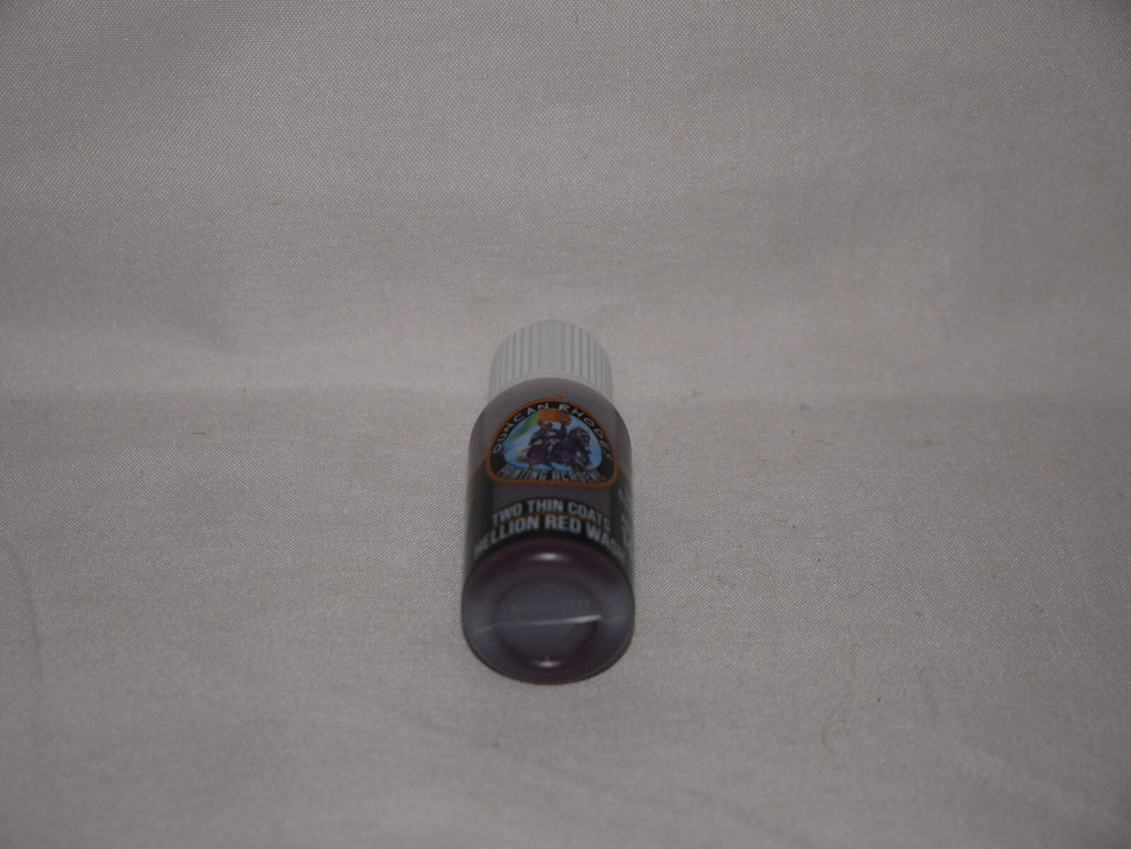 Duncan Rhodes Painting Academy Two Thin Coats Hellion Red Wash 15ml Bottle 10112