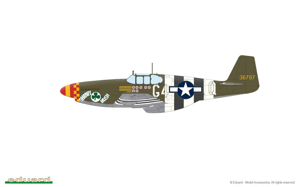 Eduard 1:48 Scale P-51B Mustang Birdcage Canopy ProfiPACK Edition Kit - 82107