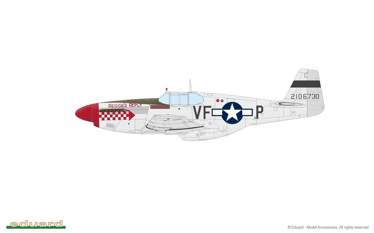 Eduard 1:48 Scale P-51B Mustang Birdcage Canopy ProfiPACK Edition Kit - 82107