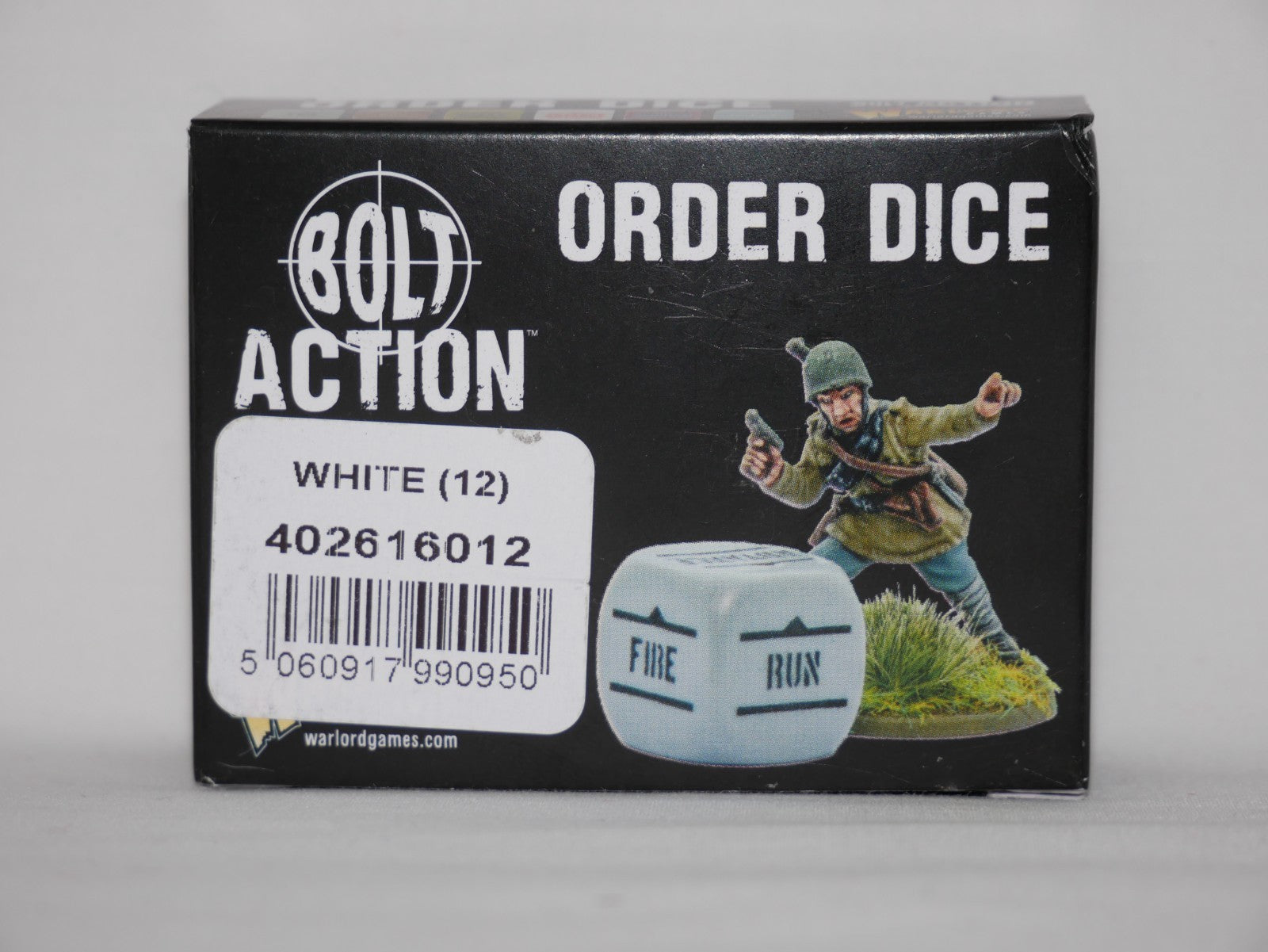 Warlord Games Bolt Action 1:56 Scale 12x White Coloured Order Dice - (402616012)