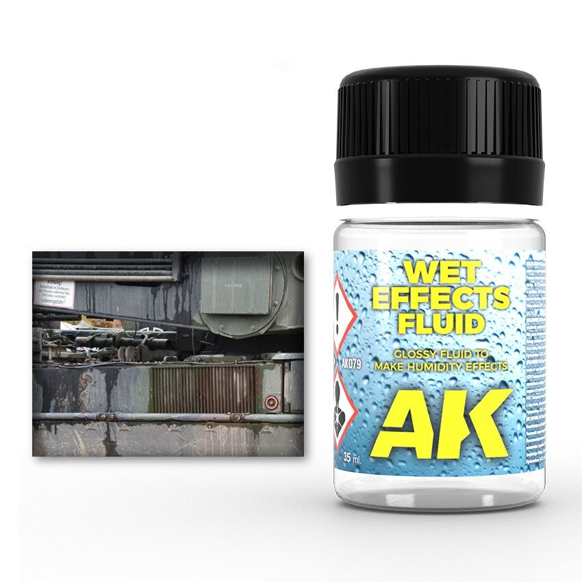AK Interactive Enamel Weathering Glossy Wet Fluid Effects 35ml Bottle - AK079