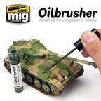 Ammo By Mig Jimenez Dark Mud Oilbrusher With Fine Brush Applicator - A.MIG-3508