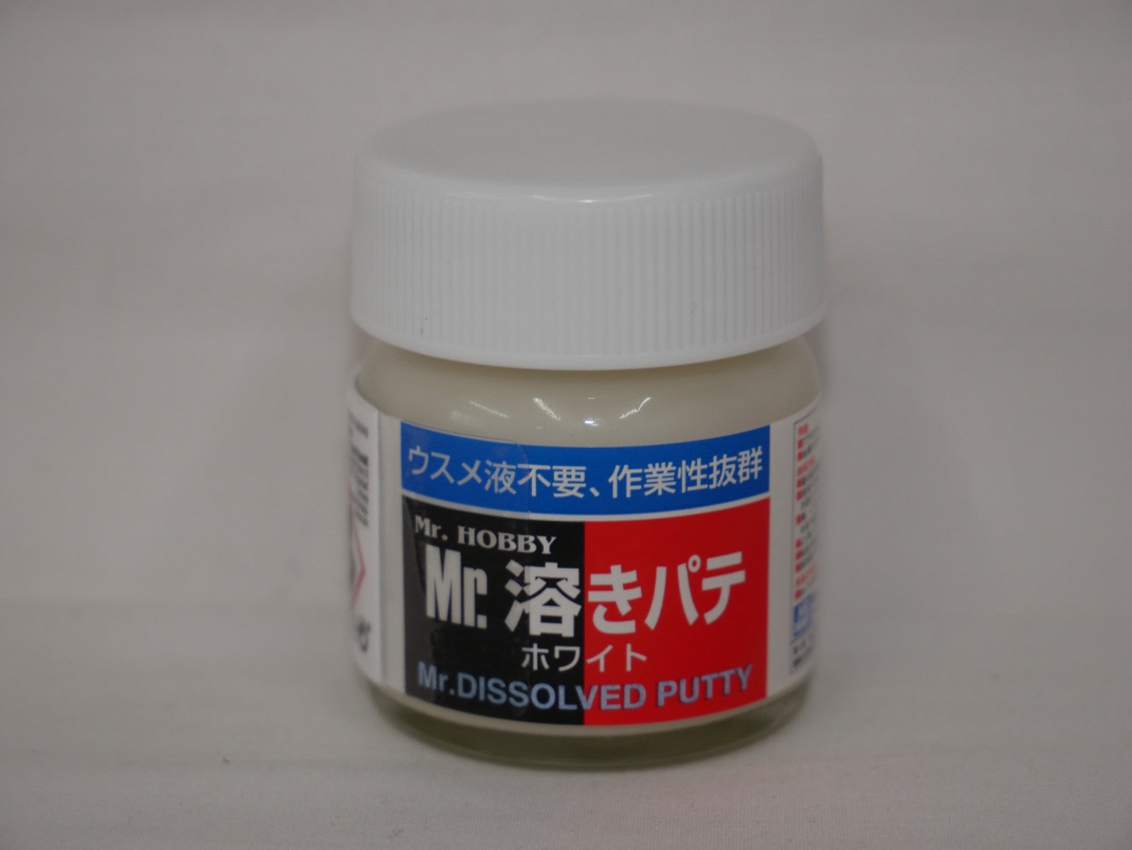 Mr Hobby Mr Dissolved Putty (40ml) Glass Jar For Scale Model Building - (P-119)