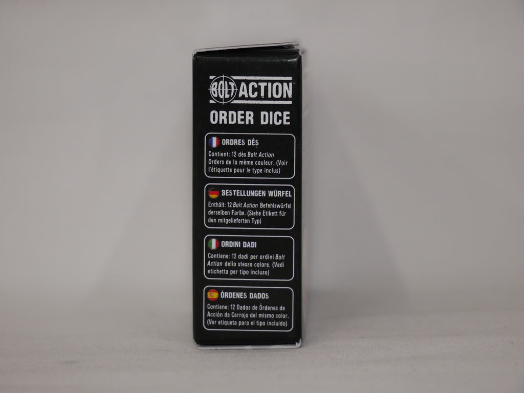 Warlord Games Bolt Action 1:56 Scale 12x Red Coloured Order Dice - (402616016)