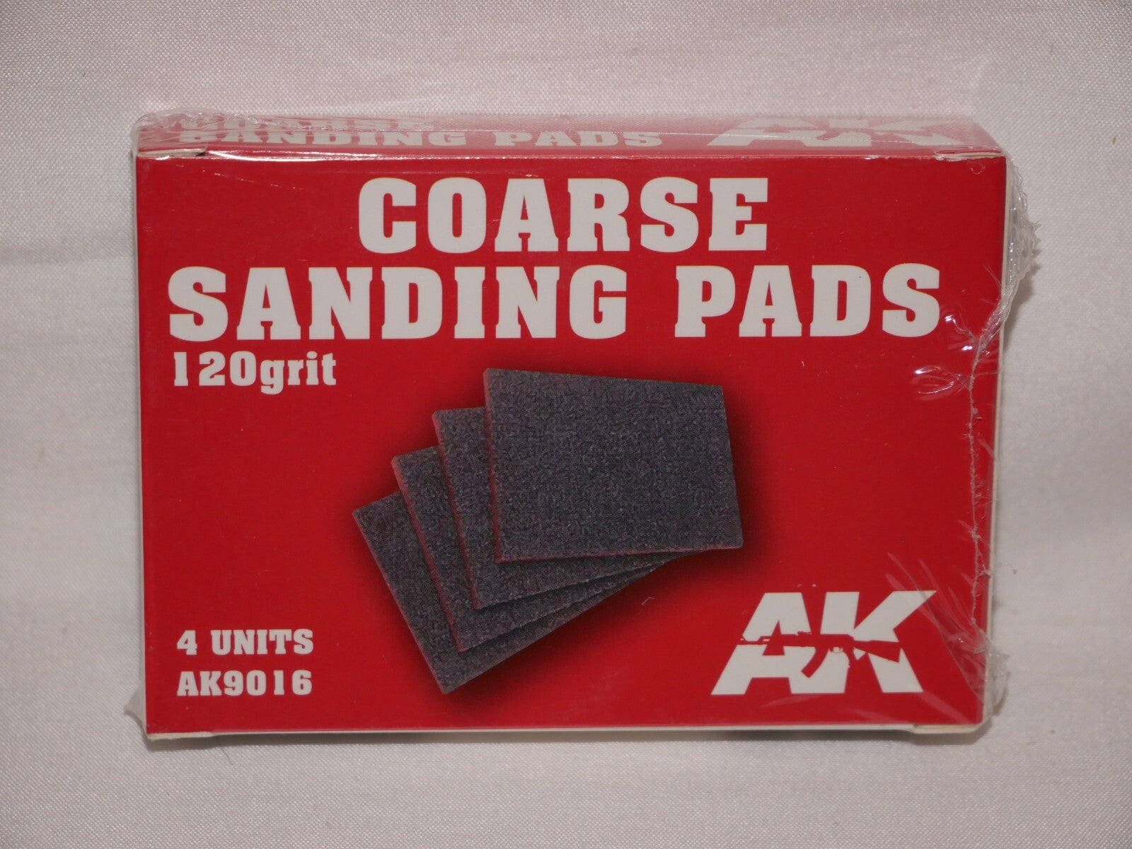 AK Interactive High Quality Flexible Coarse Sanding Pads 120 Grit (4 pcs) AK9016