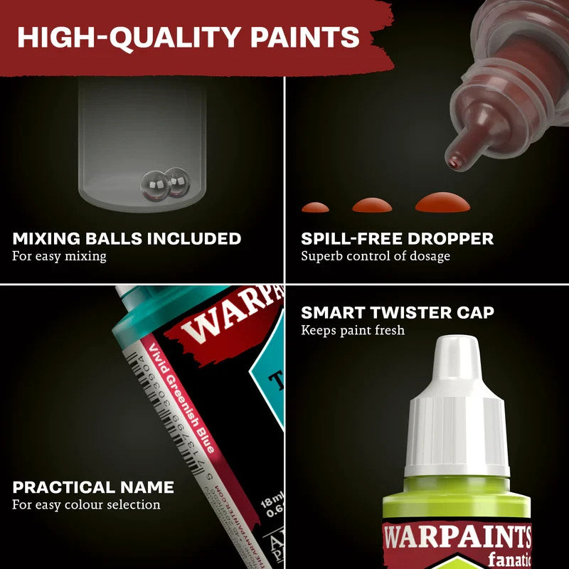 The Army Painter Warpaints Fanatic Flexible Triade Plus+ Ruddy Browns Set WP8089