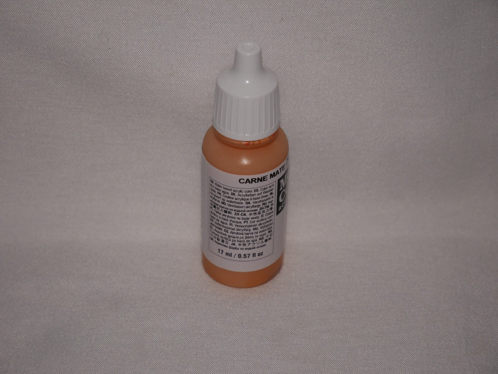 Vallejo Model Color Flat Flesh Acrylic 17ml/0.57 fl oz Dropper Bottle - 70.955