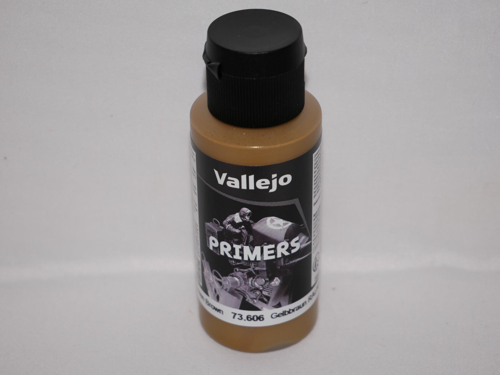 Vallejo Polyurethane Surface Primer German Green Brown 60ml Bottle - 73.606