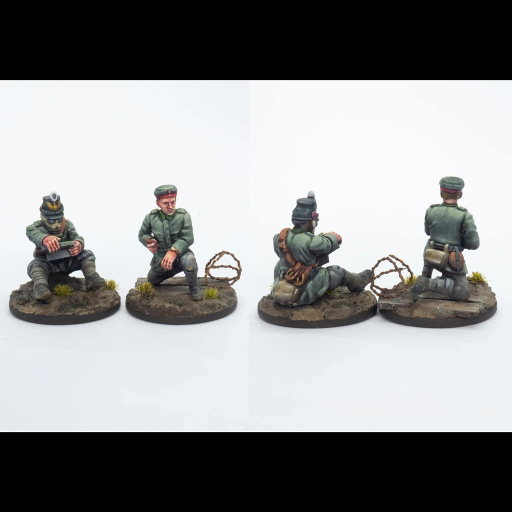 Wargames Atlantic The Great War 28mm German MG-08 Crews (1914-1918) - WAAGW005