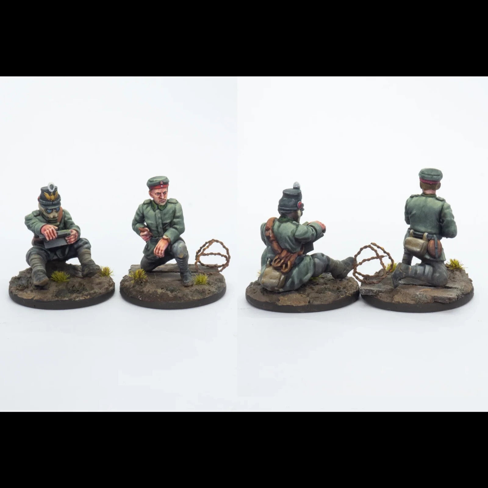 Wargames Atlantic The Great War 28mm German MG-08 Crews (1914-1918) - WAAGW005