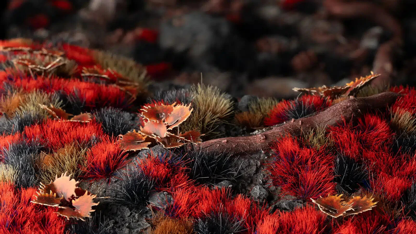 Gamers Grass Alien Blood Moon 6mm Tufts For Wargaming Bases (75) Per Pack - GGA-BM