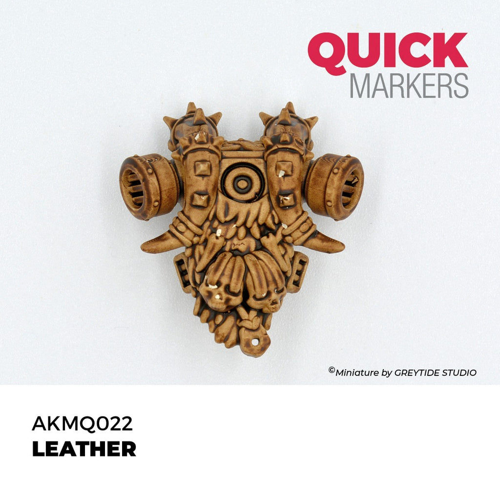 AK Interactive Acrylic Quick Gen Markers For Tabletop Wargaming Leather - AKMQ022