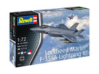 Revell 1:72 Scale Lockheed Martin F-35 A Lightning II Kit Skill Level 4 - 03799