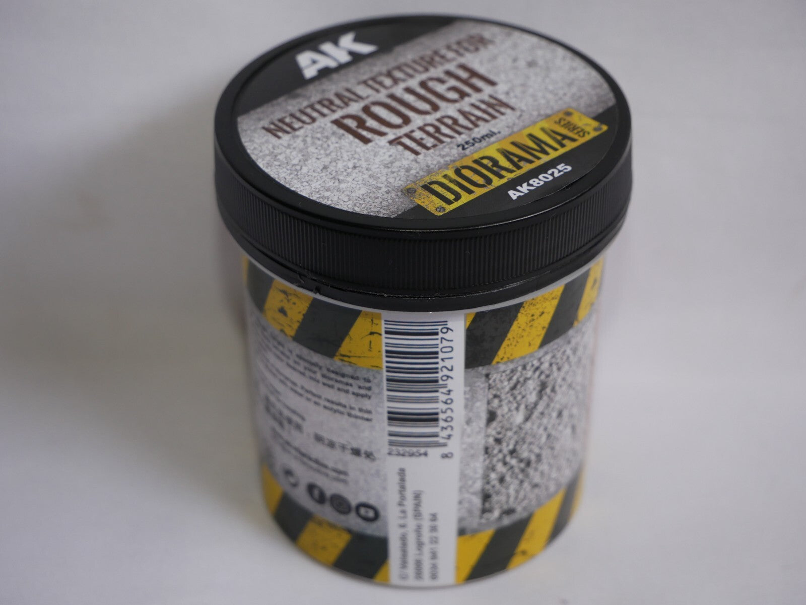 AK Interactive Diorama Neutral Texture For Rough Terrain Acrylic 250ml - AK8025