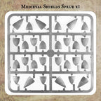 Victrix 28mm Scale Hard Plastic Medieval Warband (42) Miniatures Set - VXWB005