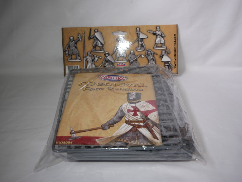 Victrix Medieval Warriors 28mm Scale Hard Plastic Medieval Foot Knights - VXM004