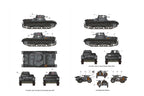 Academy 1:35 Scale WW2 German Panzer 1 Ausf.B & Motorcycle Skill Level 4 - 13556
