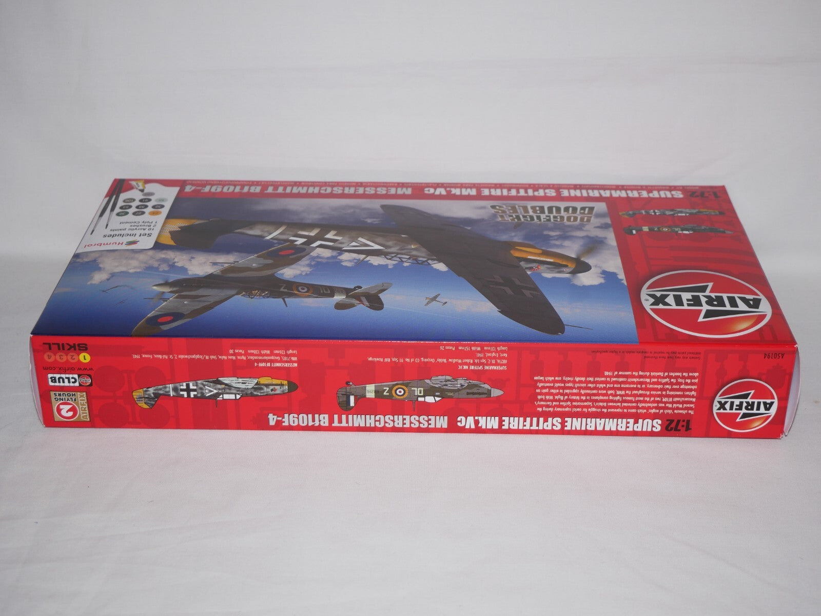 Airfix 1:72 Scale Dogfight Doubles Spitfire Mk.c & Messerschmitt Bf109F-4 A50194