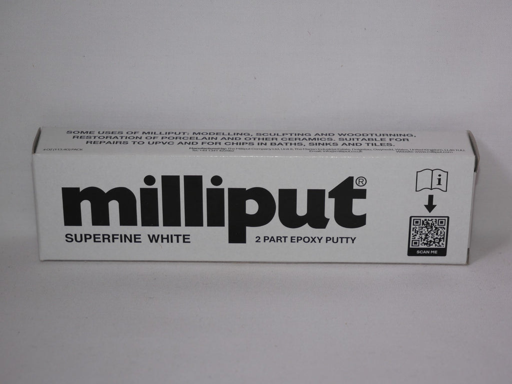 Milliput Superfine White Two Part Specially Formulated Epoxy Putty (113.4g) Pack
