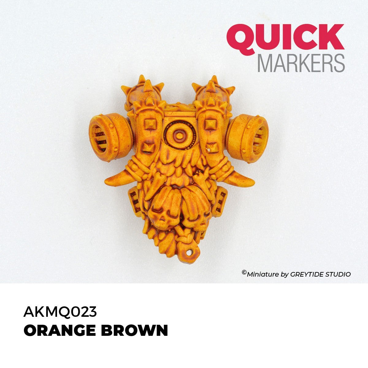 AK Interactive Acrylic Quick Gen Markers For Tabletop Wargaming Orange Brown - AKMQ023