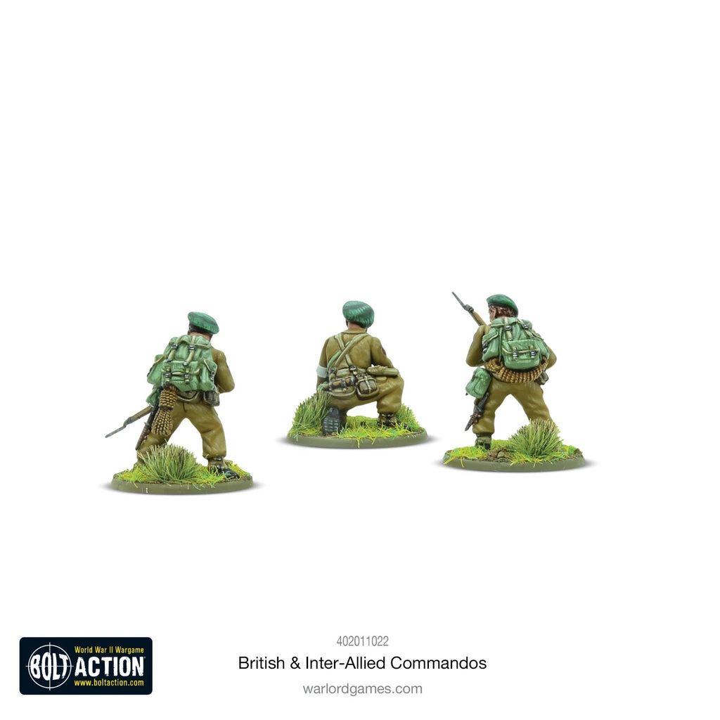 Warlord Games Bolt Action 1:56 Scale British & Inter-Allied Commandos 402011022