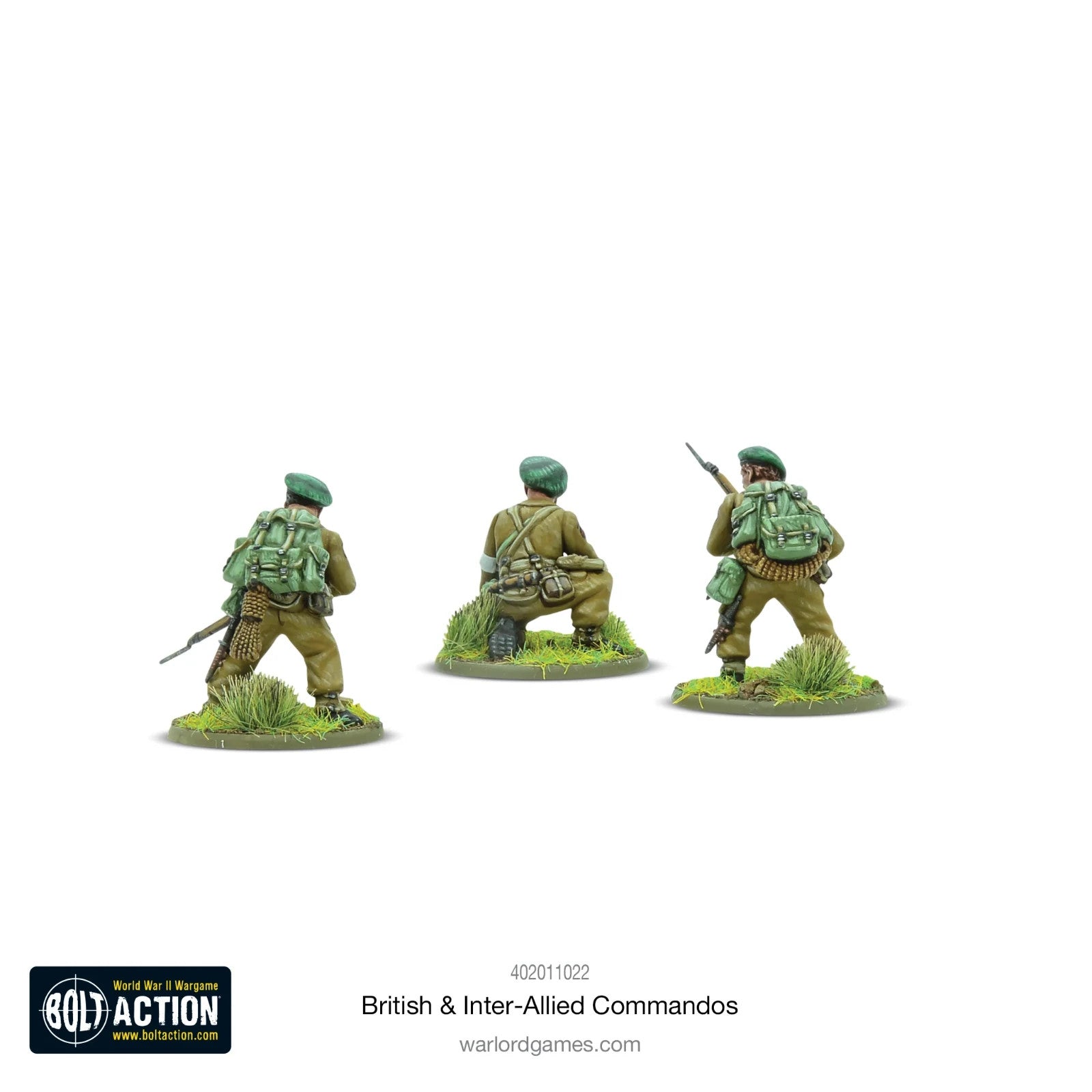 Warlord Games Bolt Action 1:56 Scale British & Inter-Allied Commandos 402011022