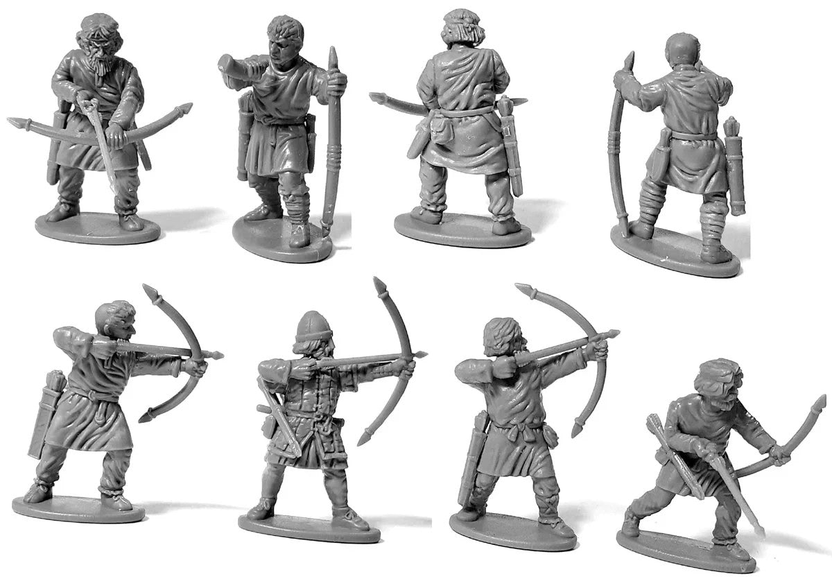 Victrix Warriors Of The Dark Ages 28mm Hard Plastic Archers & Slingers - VXDA006