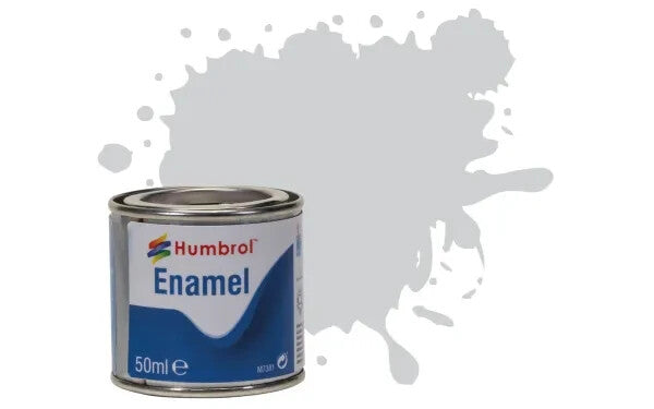 Humbrol Scale Modelling Enamel Paints Metallic Silver No 11 (50ml) Tub - AQ0011