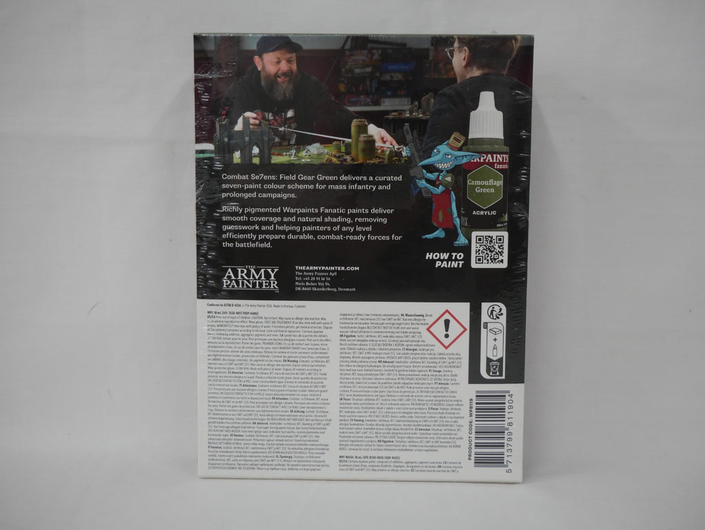 The Army Painter Fanatic Field Gear Green Combat Se7ens Army Paint Set - WP8119