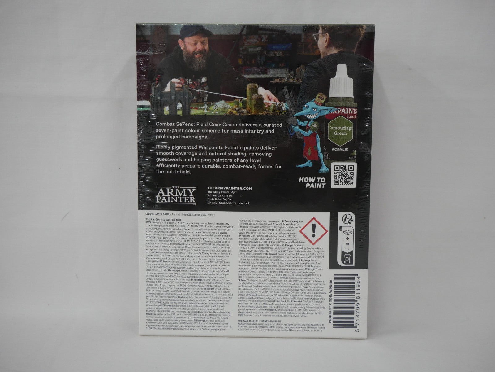 The Army Painter Fanatic Field Gear Green Combat Se7ens Army Paint Set - WP8119